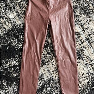 Faux Leather Leggings brown women’s size medium